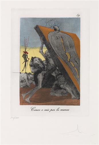 SALVADOR DALÍ Les Caprices de Goya.